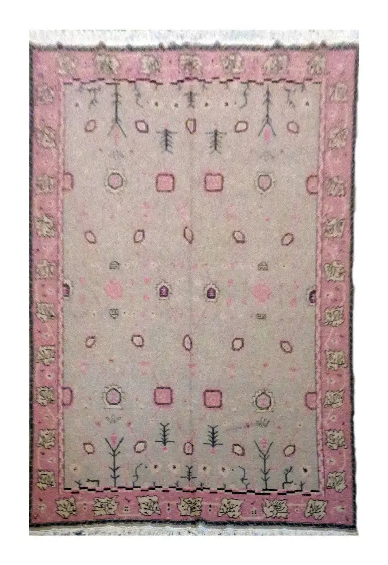 One Of The Kind Pakistani Hand-Knotted Rug 14'01" x 9'10"